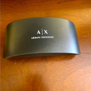 New Armani Exchange sunglass case